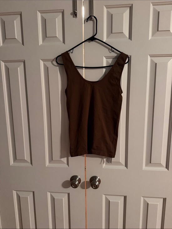 J. Crew Tops - J. Crew Brown Scoop Neck Tank Top